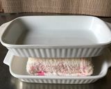 グラタン皿で、簡単時短、豆腐の水切り作り方8写真
