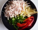 鶏肉でチンジャオロース　青椒肉絲作り方3写真