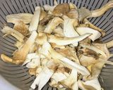 れんこんベーコンきのこのきんぴら作り方2写真