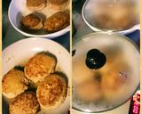 チーズinハンバーグ照り焼き味作り方13写真