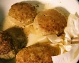 チーズinハンバーグ照り焼き味作り方14写真