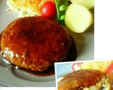 チーズinハンバーグ照り焼き味作り方19写真