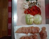 ヘルシー☆鶏胸肉と彩り野菜さっぱり黒酢餡作り方1写真