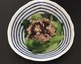 低カロリーちんげん菜とツナの大根卸しがけ作り方4写真