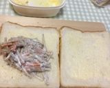 ごぼうサラダのサンドイッチ〜(^_^)v作り方4写真