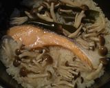 塩鮭で炊き込みご飯作り方3写真