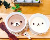 生クリームプリンで♪リラックマバージョン作り方7写真