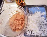 鶏むね肉と新玉ネギのヘルシー焼売作り方1写真