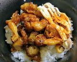 焼鳥丼☝フライパンで簡単麺つゆタレで旨い作り方10写真