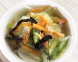 きくらげ入り野菜スープ♪作り方6写真