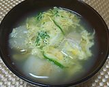 【龍愛】丼物のお供☆かきたま汁作り方5写真