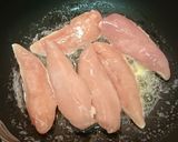ササミとエリンギのバターチーズ焼き作り方1写真