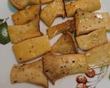 ササミとエリンギのバターチーズ焼き作り方4写真