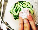 きゅうりと長いもの梅和え！作り方1写真