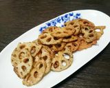 シャキシャキ！蓮根の磯辺焼き作り方5写真