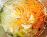 手羽元スープでもやしの味噌ラーメン風作り方10写真