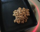 カレーうどんの焦がし納豆のせ作り方3写真