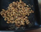 カレーうどんの焦がし納豆のせ作り方4写真