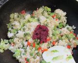 梅レタス炒飯・・Ｒev２作り方6写真