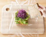 断面が美味しいカラフルサンドイッチ作り方5写真