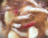 鶏もみじの麻油鶏（マーヨーチー）風スープ作り方3写真