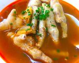 鶏もみじの麻油鶏（マーヨーチー）風スープ作り方5写真