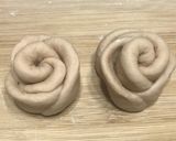 ※中華式※バラ✿ミルクマントウ作り方6写真