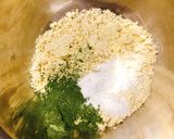 お砂糖なし低糖質☆大豆よもぎパンケーキ作り方2写真