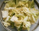 ❀春キャベツとひき肉のごま味噌炒め❀作り方1写真