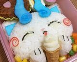 【キャラ弁】ソフトクリーム♡コマさん作り方9写真