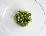 ねばねばオクラと納豆の梅肉和え作り方1写真
