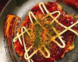 ネギ焼き 新玉ねぎ 入りお好み焼き作り方3写真