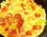 スキレットで作る野菜たっぷりオムレツ作り方5写真