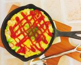 スキレットで作る野菜たっぷりオムレツ作り方7写真