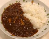 圧力鍋で、安い牛肉もとろけるハヤシライス作り方10写真