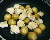 新じゃが(小さいじゃがいも)と鶏もも肉焼作り方3写真
