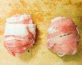 お弁当に☆豚肉de青じそ肉巻きおにぎり作り方3写真