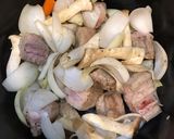豚バラと大豆のトマト煮作り方2写真