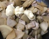 子供大好き大根消費★マヨポン豚バラ大根！作り方5写真