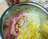 うずら卵入り餃子作り方1写真