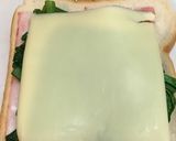 グラタン風♡ほうれん草トースト作り方3写真