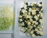 簡単‼茄子と厚揚げのピリ辛肉味噌炒め作り方2写真