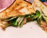 鮭エビアボカドサムライ特製ホットサンド　作り方7写真