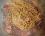 肉ナポリタンスパゲッティ　レトルト編作り方7写真