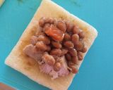 納豆と鶏の甘辛てり煮の和風ピザ作り方3写真