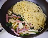 簡単＊基本の和風パスタ作り方6写真