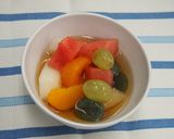 春の味わい、和風フルーツポンチ作り方5写真