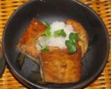 厚揚げのステーキがある夕食作り方4写真