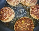 開いた出来た!大きくなれタワーハンバーグ作り方4写真