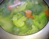 開いた出来た!大きくなれタワーハンバーグ作り方5写真